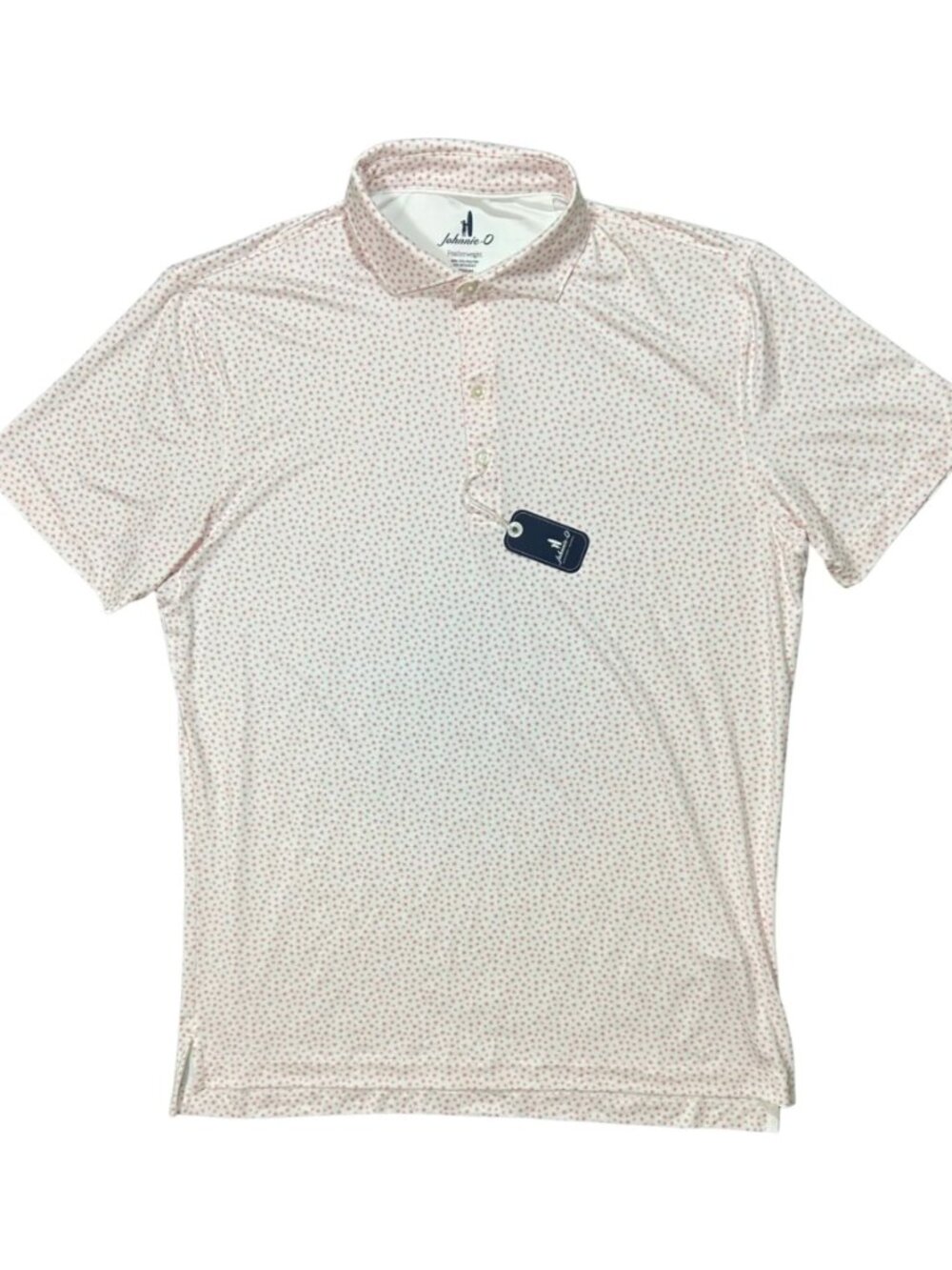Johnnie-O Azalea Pink Plumeria Featherweight Performance Polo Geo JMP0101890 NWT
